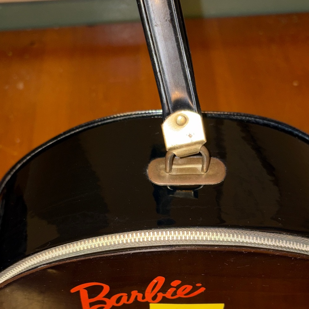 1961 Vintage Barbie Hatbox Style Carry Case - Picture 3 of 5